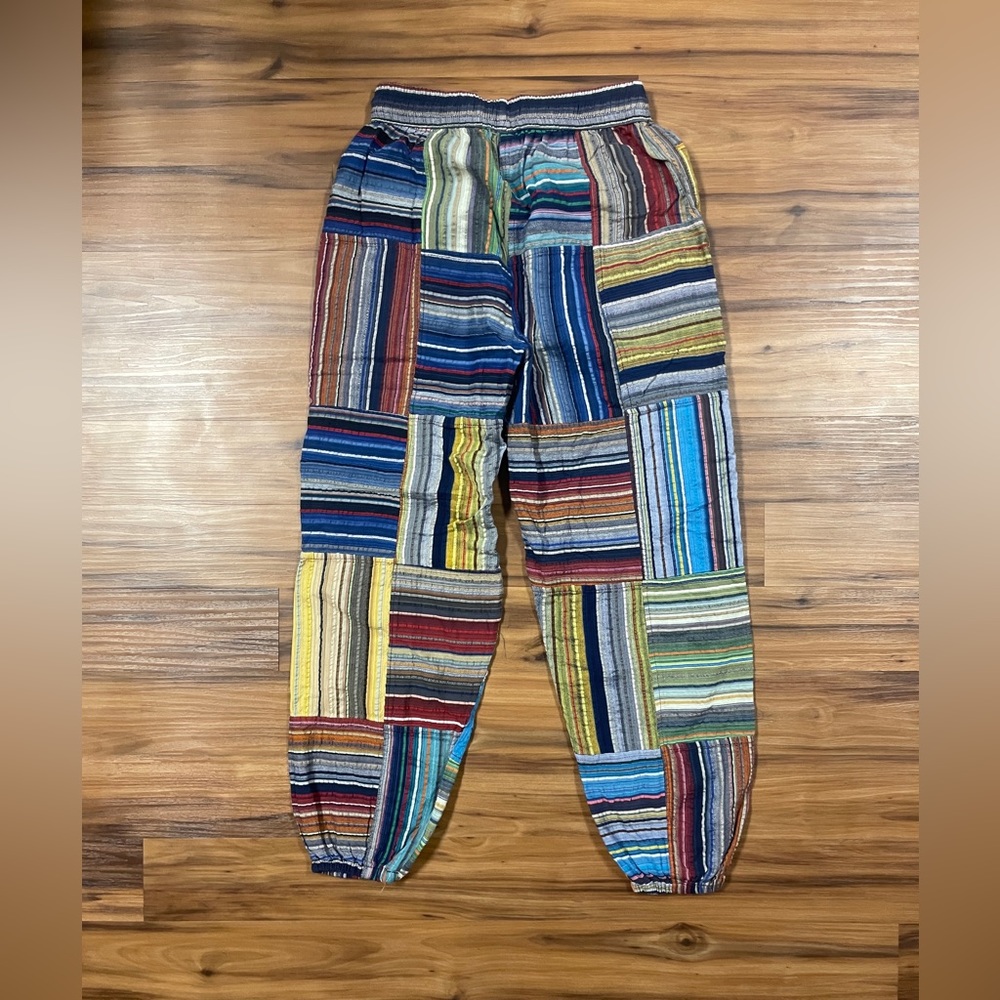 Women’s Patchwork Lightweight Multicolor Pants - image 2